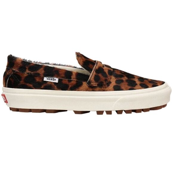 Vans Vault Style 53 Faux Calf Hair Animal / Snow White Leopard Cheetah Women 6 - Picture 6 of 17